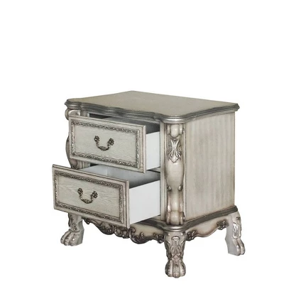 32" Dresden Nightstand Vintage Bone White - Acme Furniture 4 32" Dresden Nightstand Vintage Bone White - Acme Furniture - Image 2