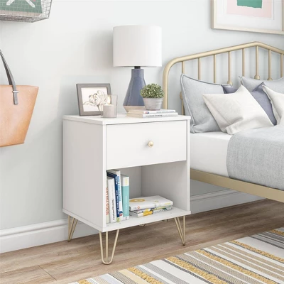 Finley Nightstand White - Novogratz 5 Finley Nightstand White - Novogratz - Image 3