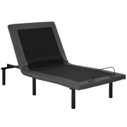 HOMCOM Twin XL Adjustable Bed Frame, Ergonomic Zero Gravity Power Bed Base With Head And Foot Incline, Memory, And Wireless Remote, Gray 9 HOMCOM Twin XL Adjustable Bed Frame, Ergonomic Zero Gravity Power Bed Base With Head And Foot Incline, Memory, And Wireless Remote, Gray -Bedroom Home Store GUEST 954f497a 0951 42a7 a528 bce37b3b33ea