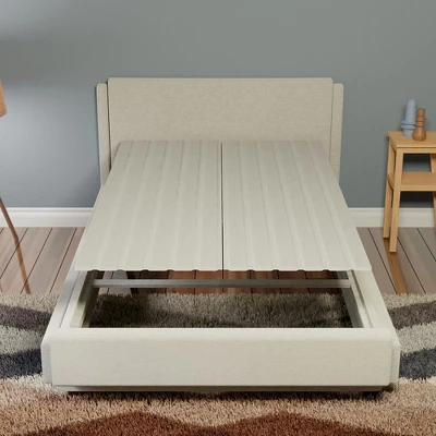 Continental Sleep, 0.75-Inch Heavy Duty Vertical Mattress Support Wooden Bunkie Board/Slats With Cover 4 Continental Sleep, 0.75-Inch Heavy Duty Vertical Mattress Support Wooden Bunkie Board/Slats With Cover - Image 2