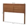 Raya Walnut Finished Wood Headboard - Baxton Studio 1 Raya Walnut Finished Wood Headboard - Baxton Studio -Bedroom Home Store GUEST 958997a9 e052 45ee a035 43b42589e27f