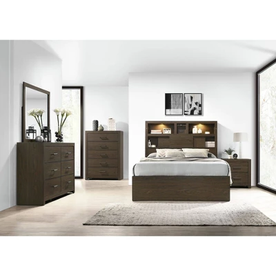 Hendrix 5 Drawer Chest Walnut - Picket House Furnishings 4 Hendrix 5 Drawer Chest Walnut - Picket House Furnishings - Image 2