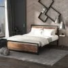 HOMCOM Queen Platform Bed Frame With Headboard & Footboard, Strong Metal Slat Support Full Bed Frame W/ Underbed Storage Space, No Box Spring Needed, 63''x82''x40.5'' 2 HOMCOM Queen Platform Bed Frame With Headboard & Footboard, Strong Metal Slat Support Full Bed Frame W/ Underbed Storage Space, No Box Spring Needed, 63''x82''x40.5'' -Bedroom Home Store GUEST 960fdabf af45 4563 97dd bb1d36b7a5a5