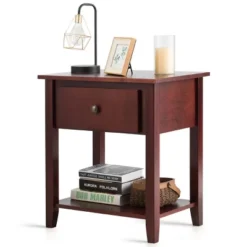 Costway Set Of 2 Nightstand Beside Table Sofa End Table Drawer Shelf 17 Costway Set Of 2 Nightstand Beside Table Sofa End Table Drawer Shelf -Bedroom Home Store GUEST 96d36ffc 8370 4f36 a137 c408f16f3924