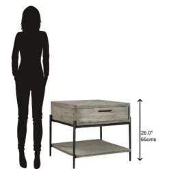 Hekman 24903 End Tbl W/ Drawer Bedford Gray 9 Hekman 24903 End Tbl W/ Drawer Bedford Gray -Bedroom Home Store GUEST 96f26a04 6c4a 4d94 a92c a891221b5b42