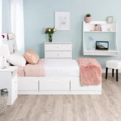 Astrid 4 Drawer Dresser With Crystal Knobs White - Prepac 16 Astrid 4 Drawer Dresser With Crystal Knobs White - Prepac -Bedroom Home Store GUEST 96fba283 b94e 430c a416 d30fd340b7a1