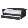 Delora Upholstered Daybed With Trundle - Baxton Studio 2 Delora Upholstered Daybed With Trundle - Baxton Studio -Bedroom Home Store GUEST 970d4cec 83eb 49bc 80dc da560ad937f6
