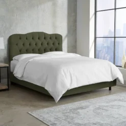 Seville Upholstered Bed In Linen - Skyline Furniture 11 Seville Upholstered Bed In Linen - Skyline Furniture -Bedroom Home Store GUEST 986d1c73 8a13 4fc0 ac85 418dc691730b