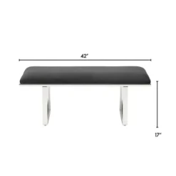 Remi Upholstered Bench French Dark Gray Velvet - Adore Decor 7 Remi Upholstered Bench French Dark Gray Velvet - Adore Decor -Bedroom Home Store GUEST 98b184d8 268a 41f7 830d 8194999257cf