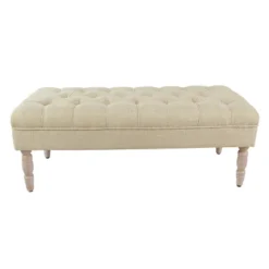 Classic Tufted Medium Bench - HomePop 21 Classic Tufted Medium Bench - HomePop -Bedroom Home Store GUEST 9984223c 51c2 4837 a8bb fbd5f851ac00