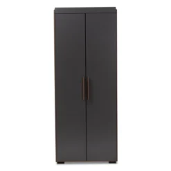 7 Shelf Wardrobe Rikke Two-Tone Wood Storage Cabinet Brown - Baxton Studio 19 7 Shelf Wardrobe Rikke Two-Tone Wood Storage Cabinet Brown - Baxton Studio -Bedroom Home Store GUEST 9a48b12c f71a 4790 aa1b ae79f7dee93b