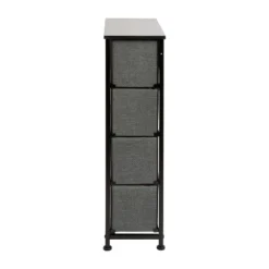 Flash Furniture 4 Drawer Slim Wood Top Cast Iron Frame Vertical Storage Dresser With Easy Pull Fabric Drawers 18 Flash Furniture 4 Drawer Slim Wood Top Cast Iron Frame Vertical Storage Dresser With Easy Pull Fabric Drawers -Bedroom Home Store GUEST 9b4a8350 04fe 4035 9430 5ed612c7e2c2