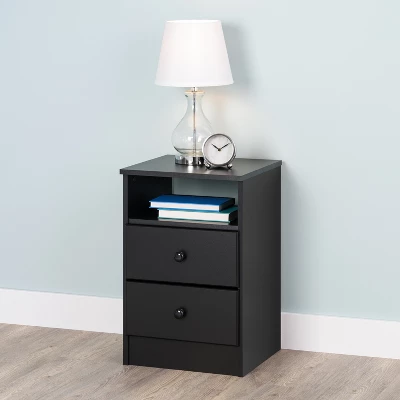 Astrid 2 Drawer Nightstand - Prepac 8 Astrid 2 Drawer Nightstand - Prepac - Image 6