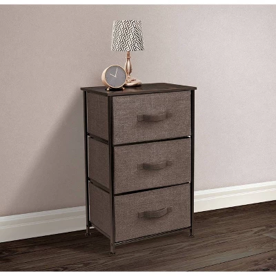 Sorbus Nightstand With Drawers For Home Bedroom And More Brown 4 Sorbus Nightstand With Drawers For Home Bedroom And More Brown - Image 2