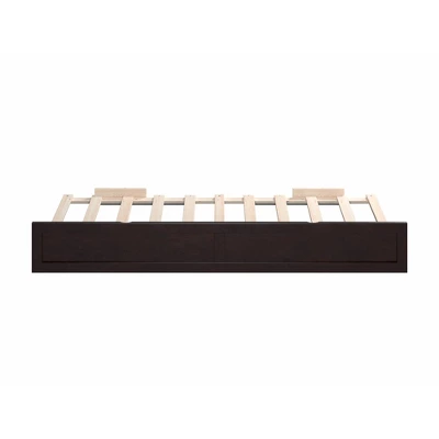 Twin Trundle Bed Espresso - AFI 4 Twin Trundle Bed Espresso - AFI - Image 2