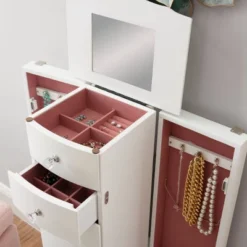 Makenzie Jewelry Armoire White - Powell Company 26 Makenzie Jewelry Armoire White - Powell Company -Bedroom Home Store GUEST 9d37bd3b ed88 4dbf a2b4 b24f5d0fa549