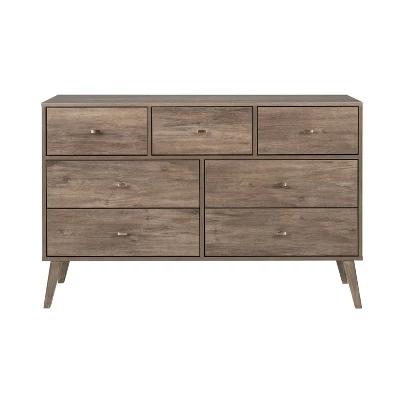 7 Drawer Milo Mid-Century Modern Dresser - Prepac 4 7 Drawer Milo Mid-Century Modern Dresser - Prepac - Image 2
