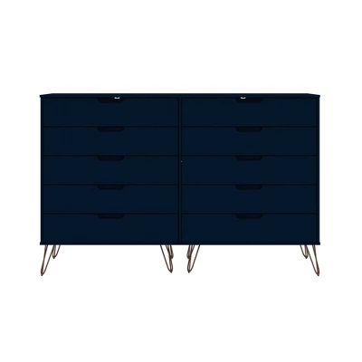 Rockefeller 10 Drawer Double Tall Dresser - Manhattan Comfort 16 Rockefeller 10 Drawer Double Tall Dresser - Manhattan Comfort - Image 14