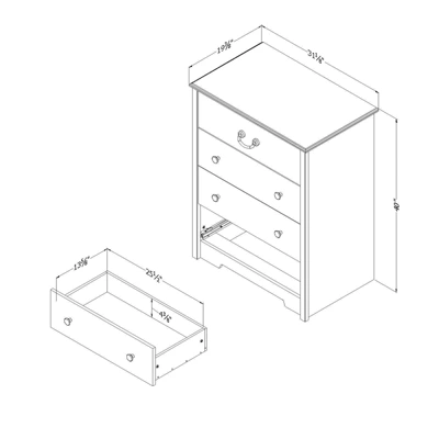Navali 4 Drawer Chest Seaside Pine - South Shore 9 Navali 4 Drawer Chest Seaside Pine - South Shore - Image 7