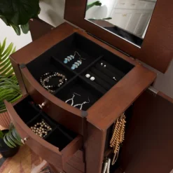 Francesca Jewelry Armoire Merlot Brown - Powell Company 26 Francesca Jewelry Armoire Merlot Brown - Powell Company -Bedroom Home Store GUEST 9f9ed97f 57c4 4b6a 9334 db6c0dbb3f3a