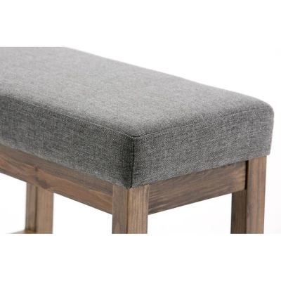 Small Madison Footstool Ottoman Bench - WyndenHall 5 Small Madison Footstool Ottoman Bench - WyndenHall - Image 3