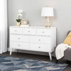 7 Drawer Milo Mid-Century Modern Dresser - Prepac 31 7 Drawer Milo Mid-Century Modern Dresser - Prepac -Bedroom Home Store GUEST a1fb32bb 3c86 4a94 a2ad 94be7a4e6e42