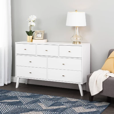 7 Drawer Milo Mid-Century Modern Dresser - Prepac 16 7 Drawer Milo Mid-Century Modern Dresser - Prepac - Image 14