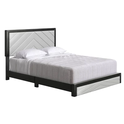 Blake Chevron Stitched Upholstered Platform Bed - Eco Dream 6 Blake Chevron Stitched Upholstered Platform Bed - Eco Dream - Image 4