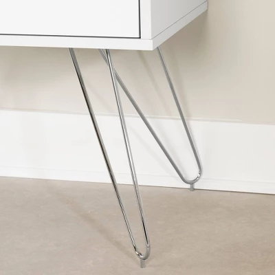 Slendel Nightstand Pure White - South Shore 6 Slendel Nightstand Pure White - South Shore - Image 4