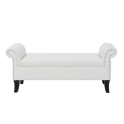 Jennifer Taylor Home Kathy Roll Arm Entryway Accent Bench 19 Jennifer Taylor Home Kathy Roll Arm Entryway Accent Bench -Bedroom Home Store GUEST a42390e8 2345 4eeb bd9f 1d8d11574e71