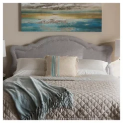 Queen Avery Modern And Contemporary Fabric Headboard Gray - Baxton Studio 9 Queen Avery Modern And Contemporary Fabric Headboard Gray - Baxton Studio -Bedroom Home Store GUEST a44e5fe0 e8a5 4660 912a 55953bc81ddd