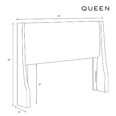 Diamond Tufted Nail Button Wingback Headboard - Skyline Furniture 8 Diamond Tufted Nail Button Wingback Headboard - Skyline Furniture - Image 6