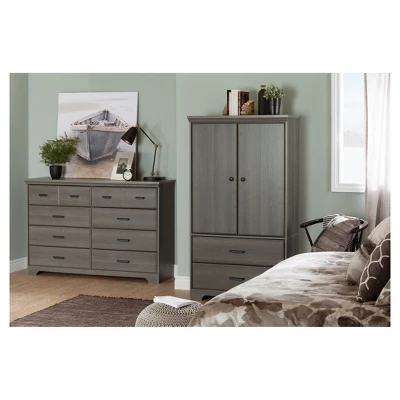Versa 2 Door Armoire With Drawers - South Shore 4 Versa 2 Door Armoire With Drawers - South Shore - Image 2