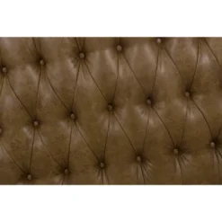 58" Draper Large Bench With Button Tufting Faux Leather Light Brown - HomePop 19 58" Draper Large Bench With Button Tufting Faux Leather Light Brown - HomePop -Bedroom Home Store GUEST aabce963 69f1 4d44 8292 a6f3bee663e1