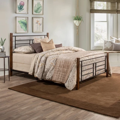 Raymond Metal Bed Brown - Hillsdale Furniture 11 Raymond Metal Bed Brown - Hillsdale Furniture - Image 9