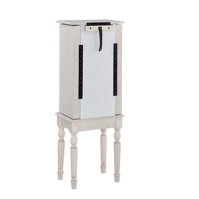 Obrecht Jewelry Armoire Off White - Powell Company 10 Obrecht Jewelry Armoire Off White - Powell Company - Image 8