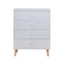 Retreat Mid-Century 4 Drawer Chest White - MiBasics 10 Retreat Mid-Century 4 Drawer Chest White - MiBasics -Bedroom Home Store GUEST ac435bad e3c4 45e0 b437 6e768dcaa00d