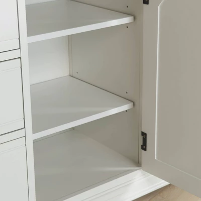 6pc Queen Addison Panel Bedroom Set Dove White - Picket House Furnishings 6 6pc Queen Addison Panel Bedroom Set Dove White - Picket House Furnishings - Image 4