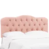Twin Tufted Headboard In Velvet Blush Pink - Skyline Furniture 2 Twin Tufted Headboard In Velvet Blush Pink - Skyline Furniture -Bedroom Home Store GUEST acb2e899 c1eb 4f1e afc1 ecaab0916898