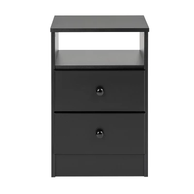 Astrid 2 Drawer Nightstand - Prepac 4 Astrid 2 Drawer Nightstand - Prepac - Image 2