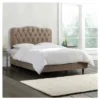 Seville Upholstered Bed In Linen - Skyline Furniture 1 Seville Upholstered Bed In Linen - Skyline Furniture -Bedroom Home Store GUEST adc86c9f ee05 43cc 931f a57ea742ef65