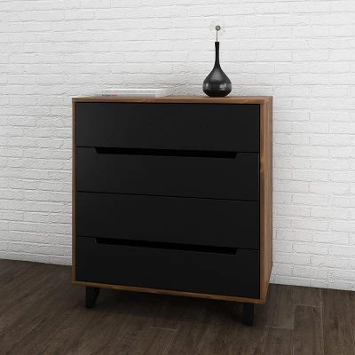 4pc Barista Bedroom Set Truffle/Black - Nexera 5 4pc Barista Bedroom Set Truffle/Black - Nexera - Image 3