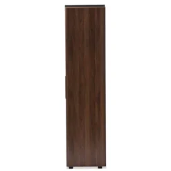 7 Shelf Wardrobe Rikke Two-Tone Wood Storage Cabinet Brown - Baxton Studio 18 7 Shelf Wardrobe Rikke Two-Tone Wood Storage Cabinet Brown - Baxton Studio -Bedroom Home Store GUEST aebccf9e 0b9e 48d0 858b c30247ab1622