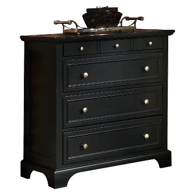 3pc Queen Bedford Bedroom Set Black - Home Styles 4 3pc Queen Bedford Bedroom Set Black - Home Styles - Image 2