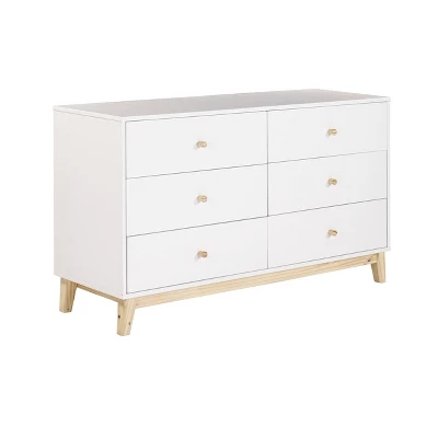 60" 6 Drawer Double Dresser - Alaterre Furniture 5 60" 6 Drawer Double Dresser - Alaterre Furniture - Image 3