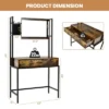 Costway Industrial Vanity Table With 3-Height Adjustable Mirror Storage Bag Large Drawer 1 Costway Industrial Vanity Table With 3-Height Adjustable Mirror Storage Bag Large Drawer -Bedroom Home Store GUEST b28a4a86 f447 430a b9f6 a7df3b8528b0
