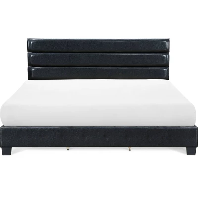 Hudson Leather Upholstered Bed Black - ClickDecor 14 Hudson Leather Upholstered Bed Black - ClickDecor - Image 12