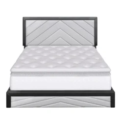 Blake Chevron Stitched Upholstered Platform Bed - Eco Dream 12 Blake Chevron Stitched Upholstered Platform Bed - Eco Dream -Bedroom Home Store GUEST b3677a2e e821 40d9 9b1e d66a28773c8d