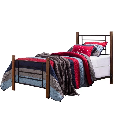 Raymond Metal Bed Brown - Hillsdale Furniture 14 Raymond Metal Bed Brown - Hillsdale Furniture - Image 12