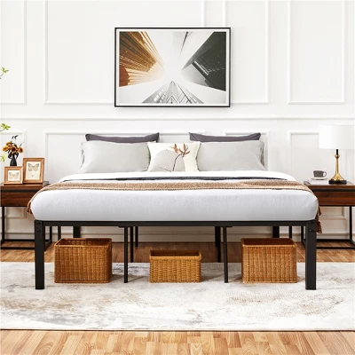 Yaheetech Metal Platform Bed Frame With Heavy Duty Steel Slat Support 4 Yaheetech Metal Platform Bed Frame With Heavy Duty Steel Slat Support - Image 2